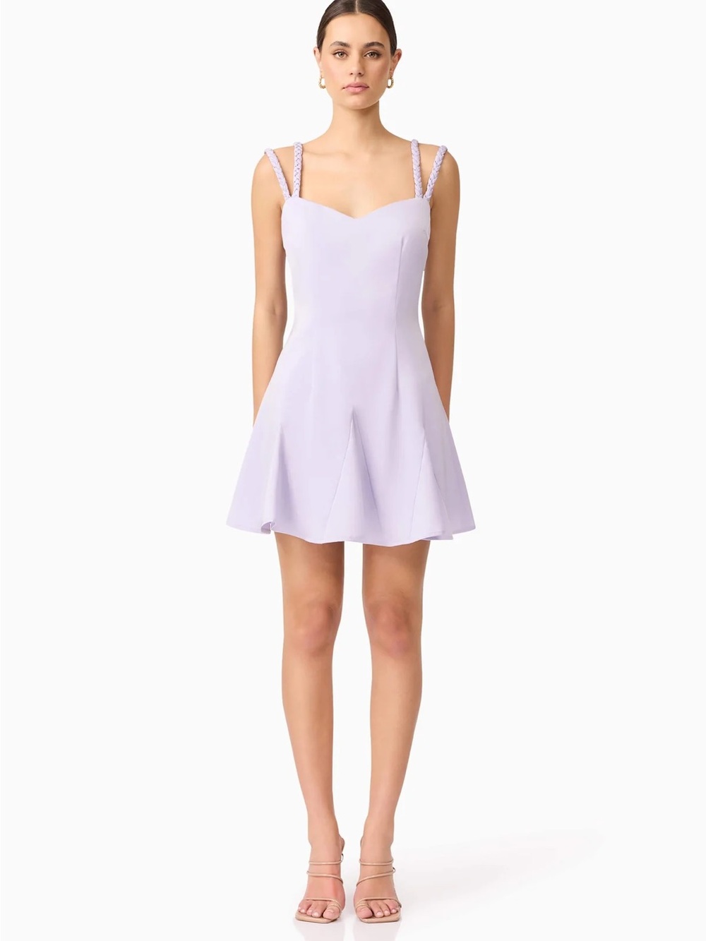 Elliatt Anika Mini dress size small; color lilac. New with tags